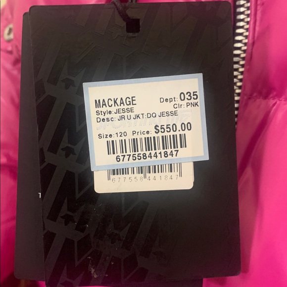 Mackage Women's Fuchsia Puffer Jacket - Picture 10 of 16